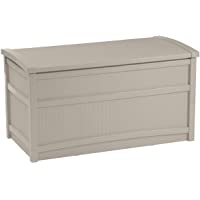 Suncast Baul Arcón Multiusos DB5000 Resina de Alta duración- Beige- 50-Gallon
